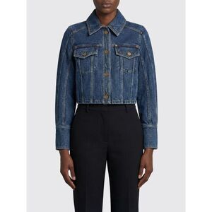 Balmain Women Crop Denim Jacket Balmain